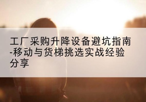 巴宜移动式升降机怎么选-工厂采购升降设备避坑指南-移动与货梯挑选实战经验分享